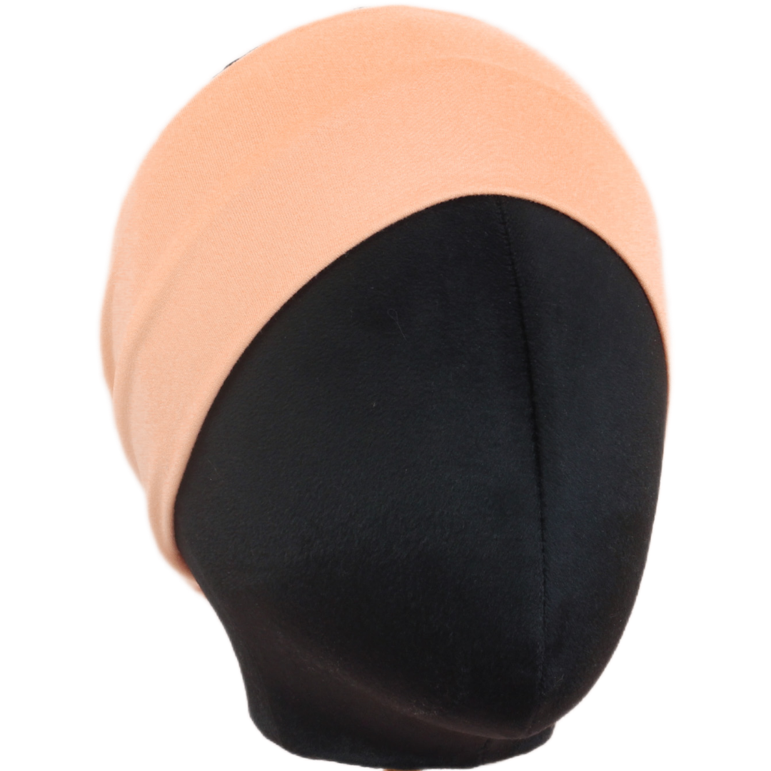 Papaya Pink Solid Stretch Headband
