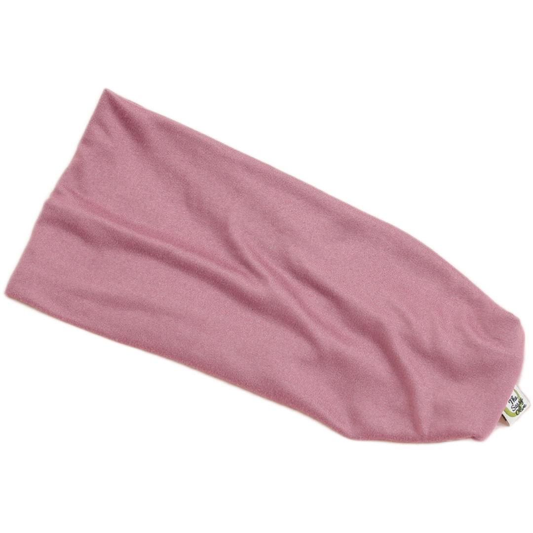 Tia Mauve Solid Stretch Headband