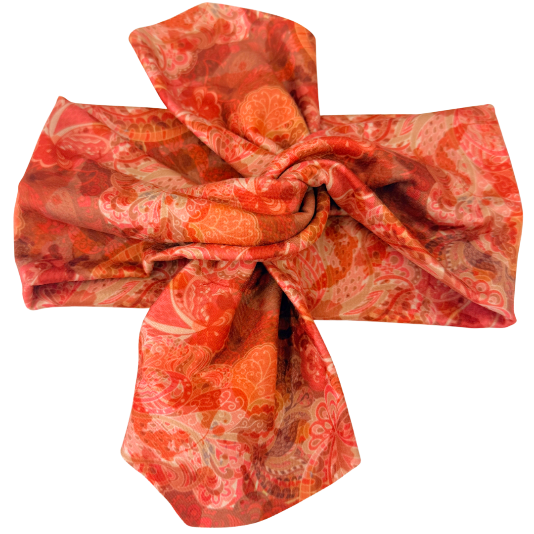 Wildfire Paisley Top Knot Headband