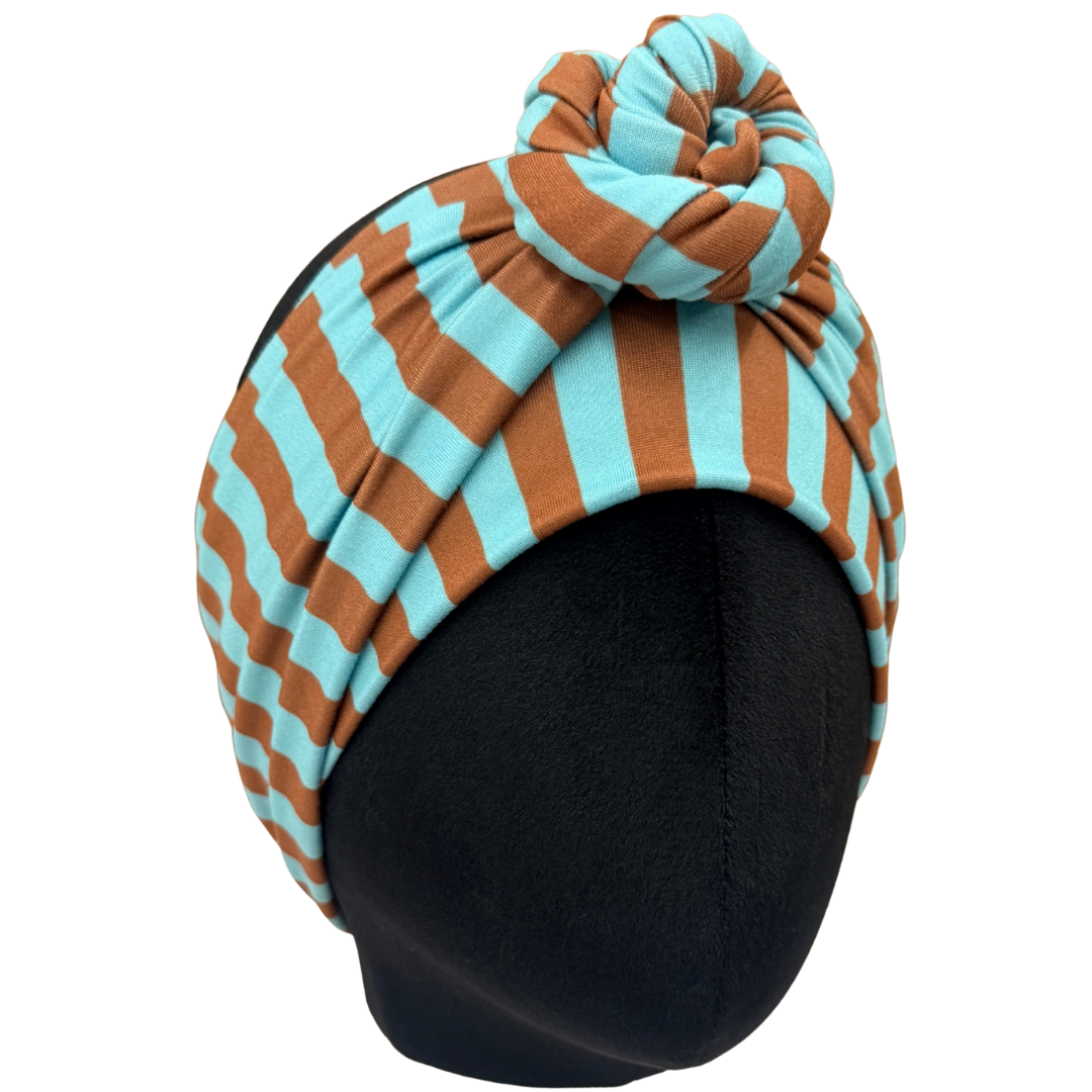 Y2K Stripes Wrap Headband