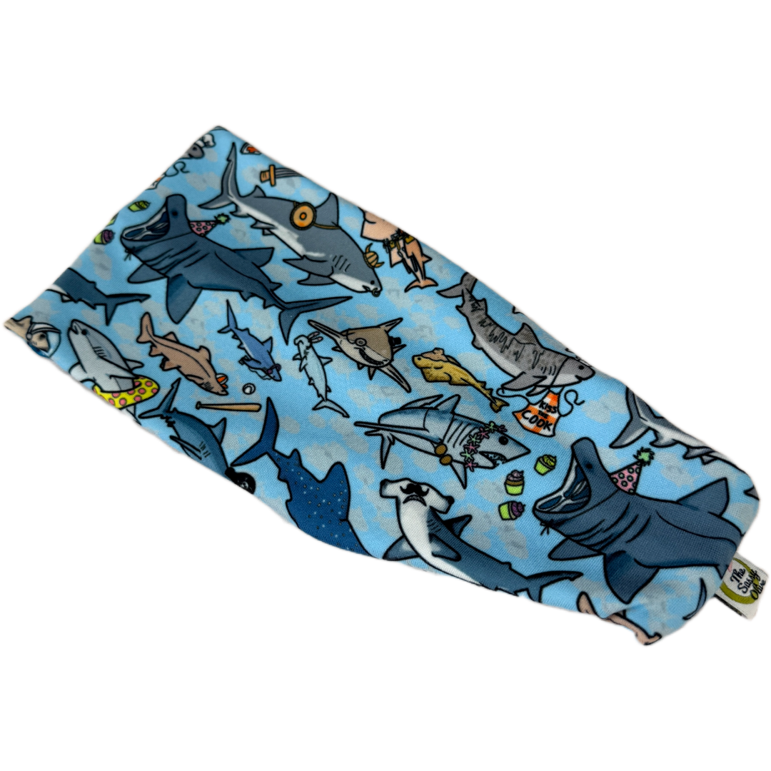 Sharks with Jobs Stretch Headband