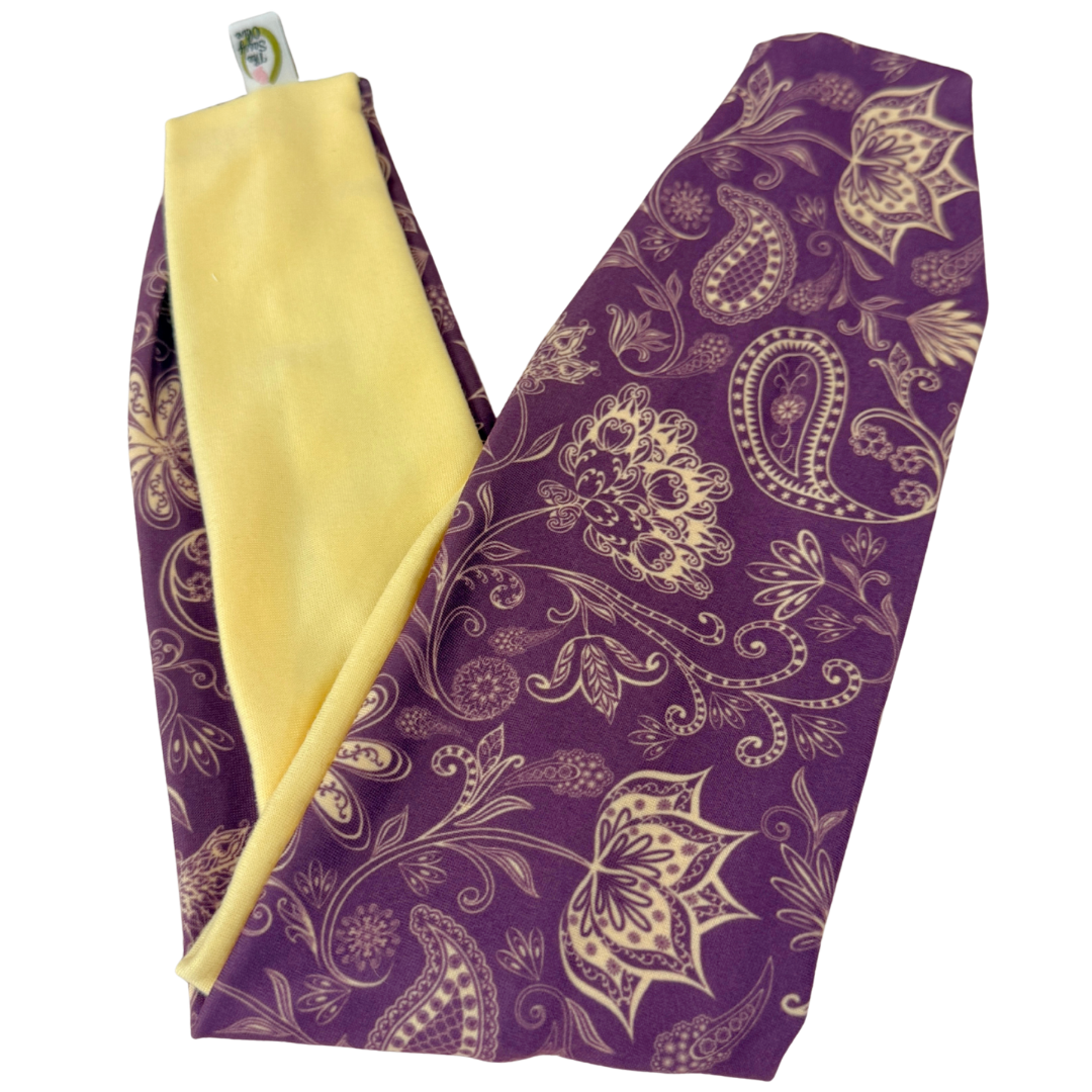 Sugar Plum Paisley Twist Headband