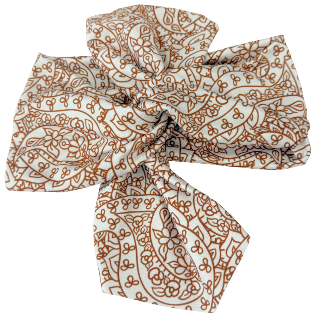 Ocotillo Paisley Top Knot Headband