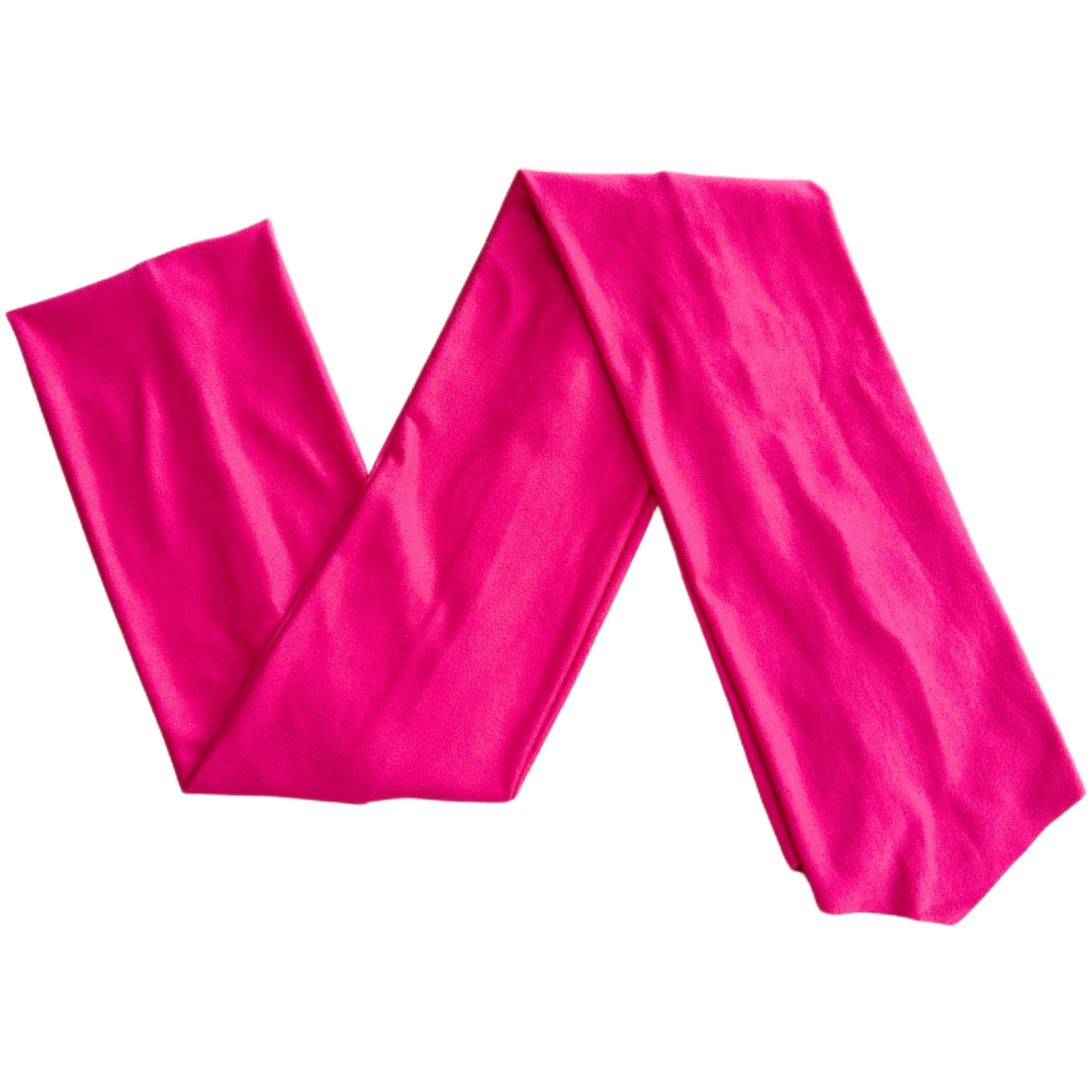 Fuchsia Pink Solid Wrap Headband