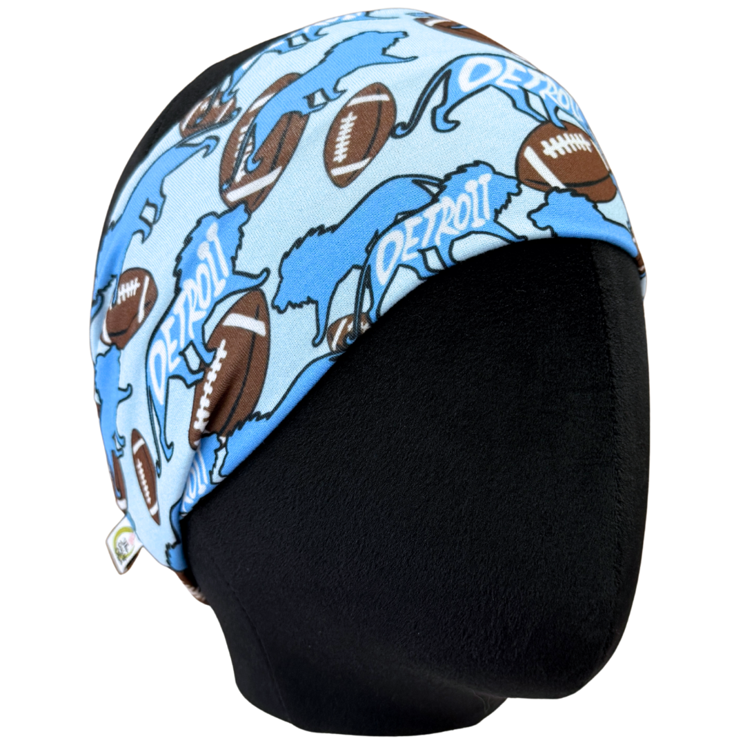 Lions of Detroit Stretch Headband