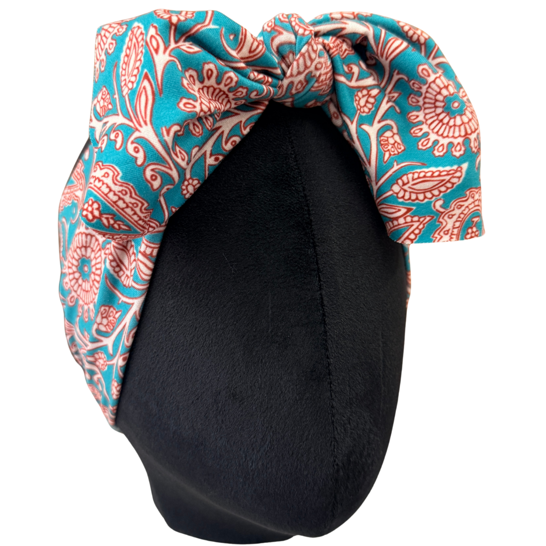 Henna Paisley Top Knot Headband