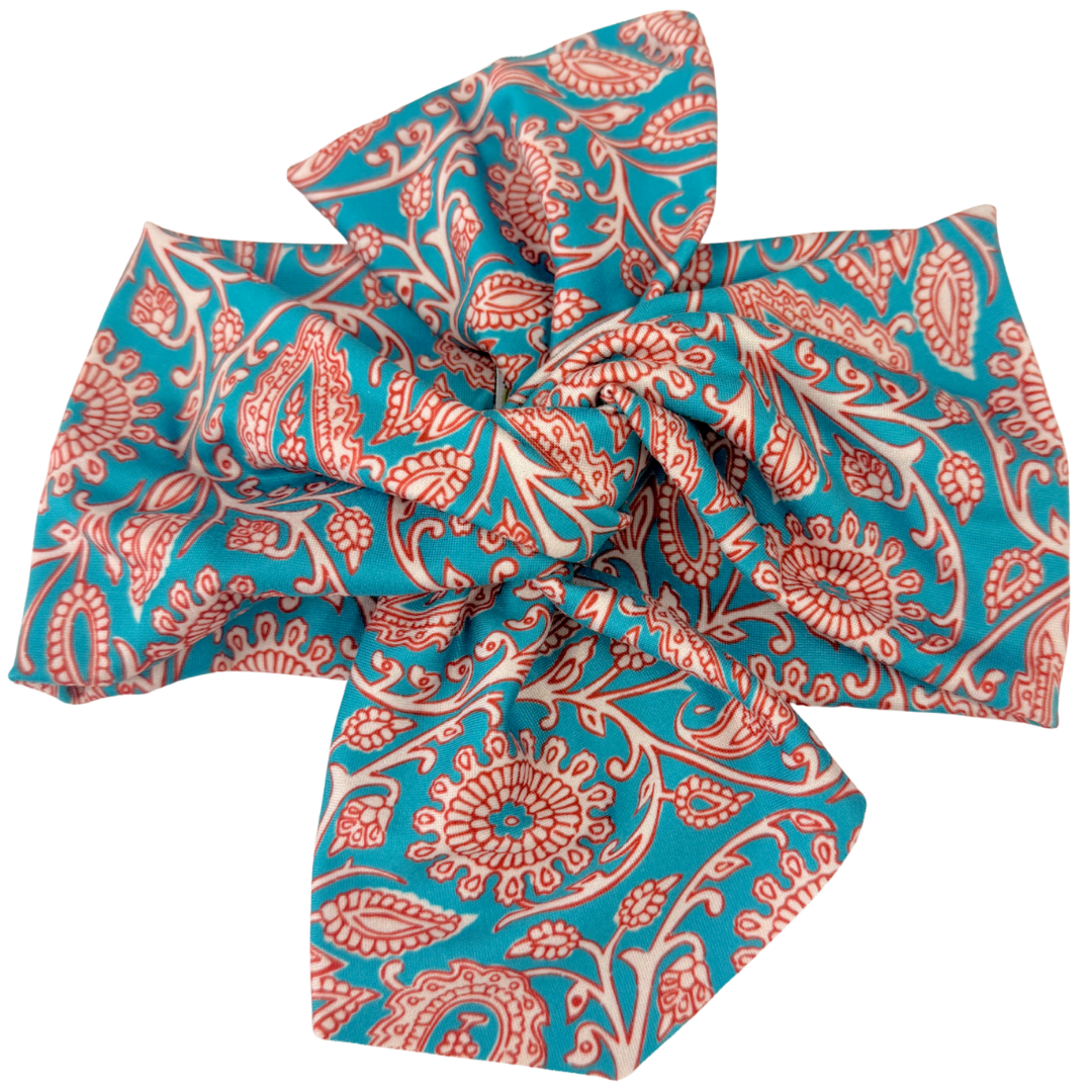 Henna Paisley Top Knot Headband