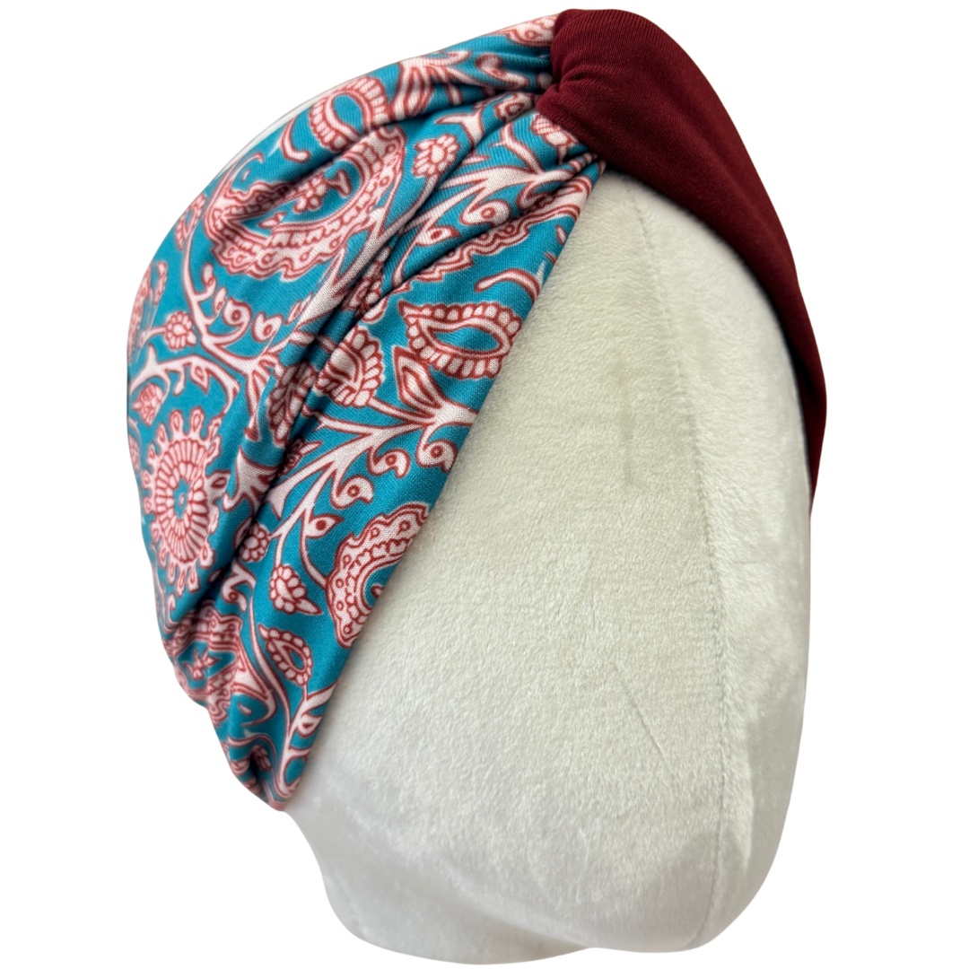 Henna Paisley Twist Headband