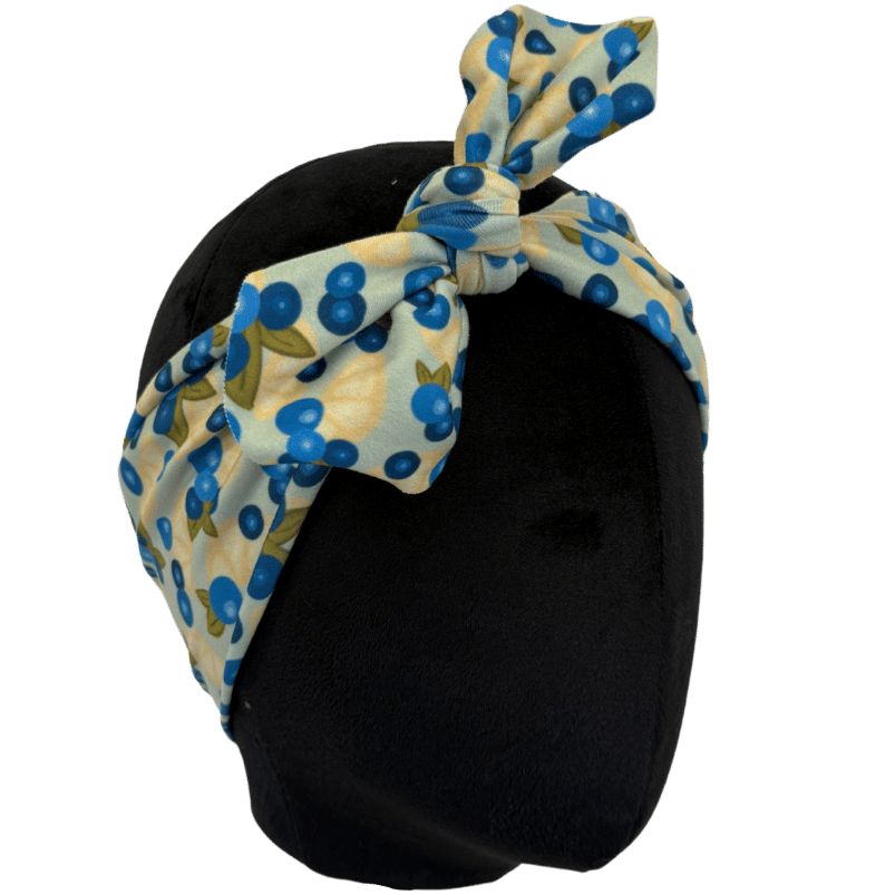 Blueberry Lemon Squeeze Top Knot Headband