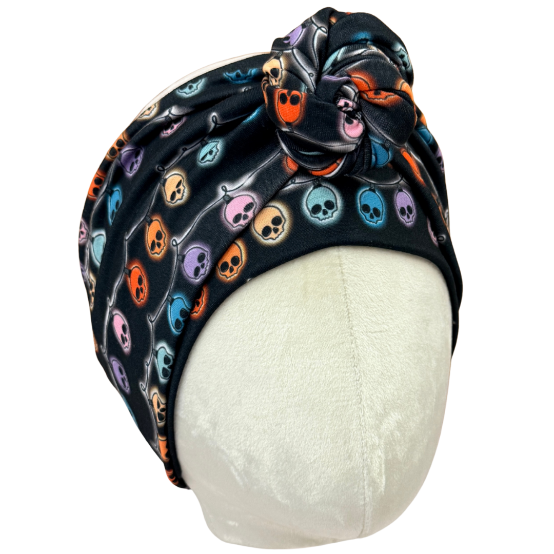 Skull Lights Wrap Headband