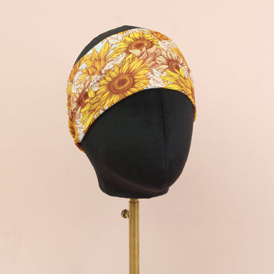 Audrey Sunflowers Stretch Headband - The Sassy Olive