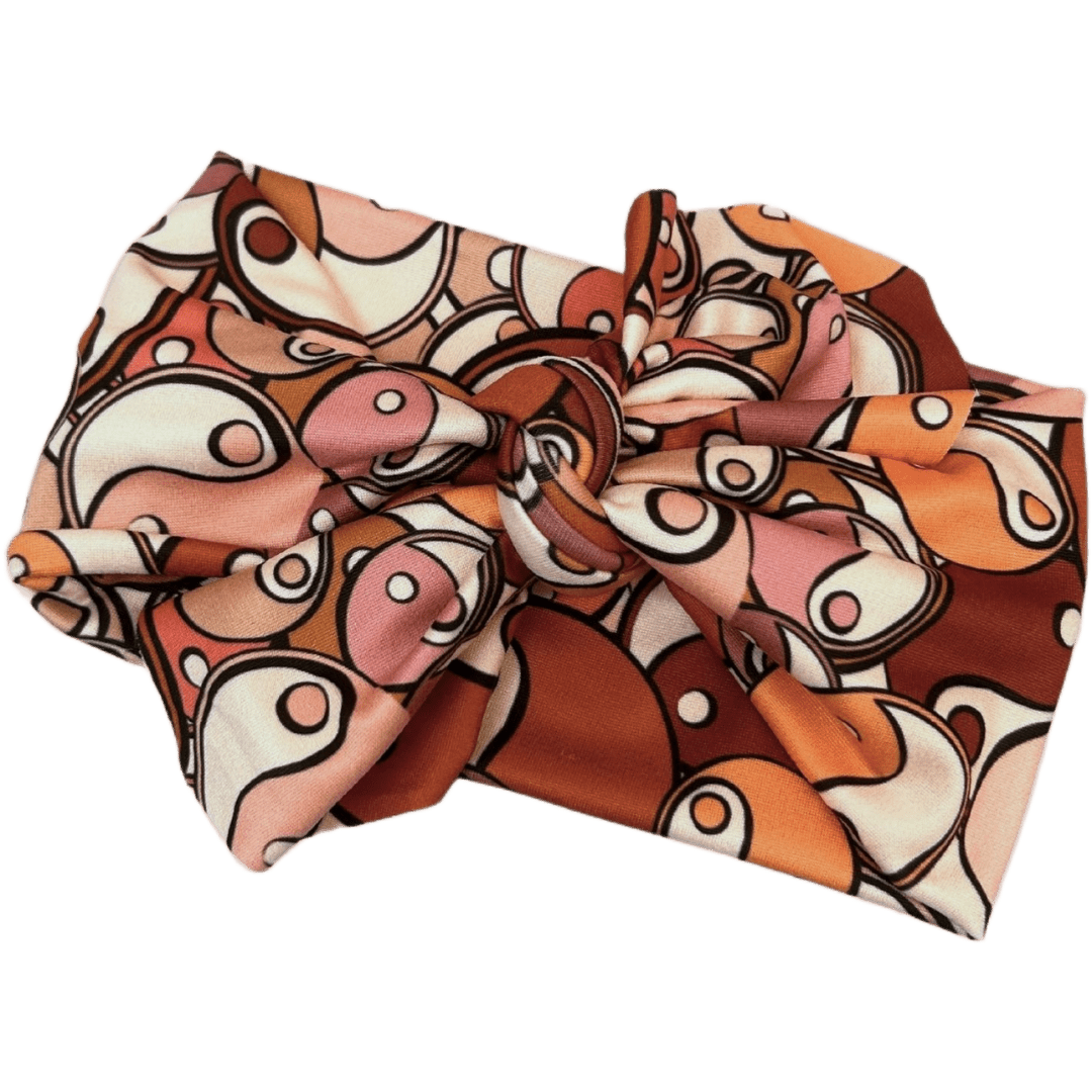 Autumn Yin Yang Top Knot Headband - The Sassy Olive