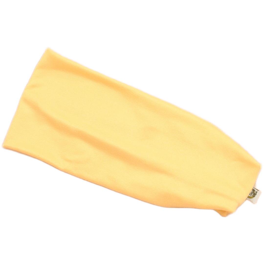 Banana Yellow Solid Stretch Headband - The Sassy Olive