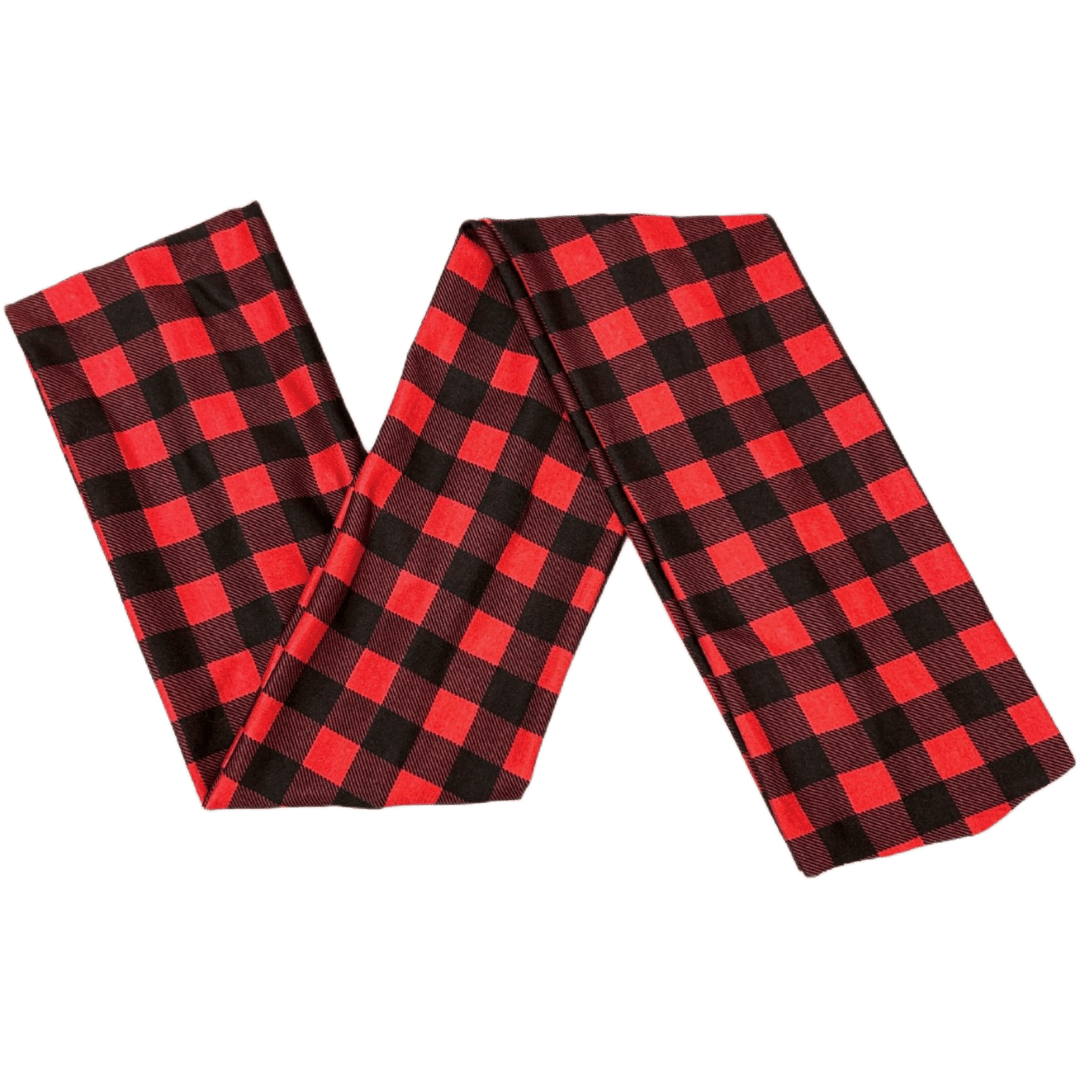 Basic Buffalo Plaid Wrap Headband - The Sassy Olive