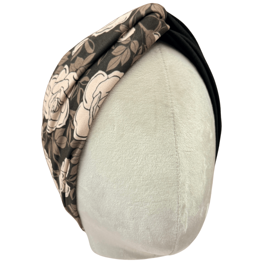 Basic Roses Twist Headband - The Sassy Olive