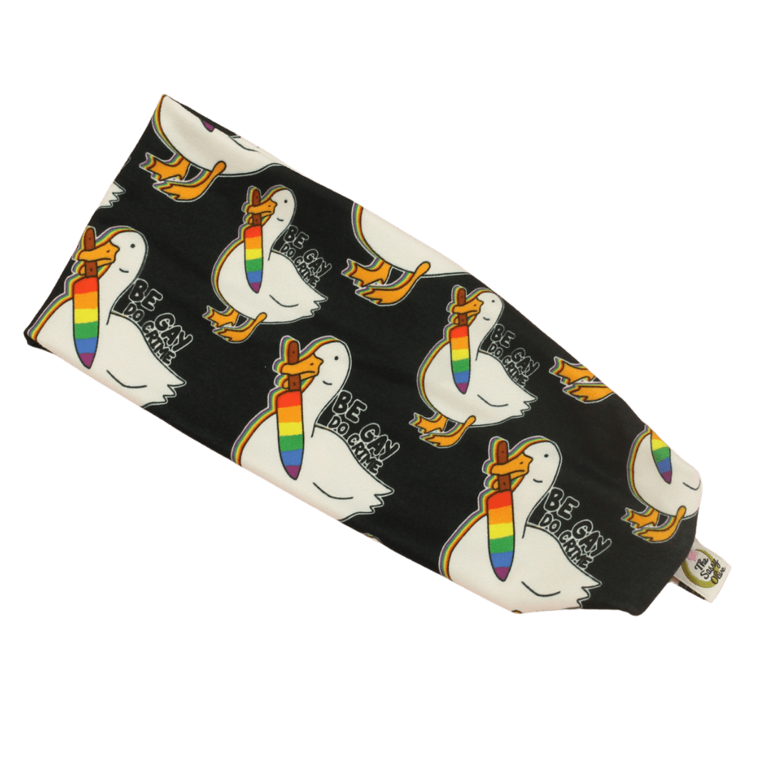 Be Gay Do Crime Stretch Headband - The Sassy Olive
