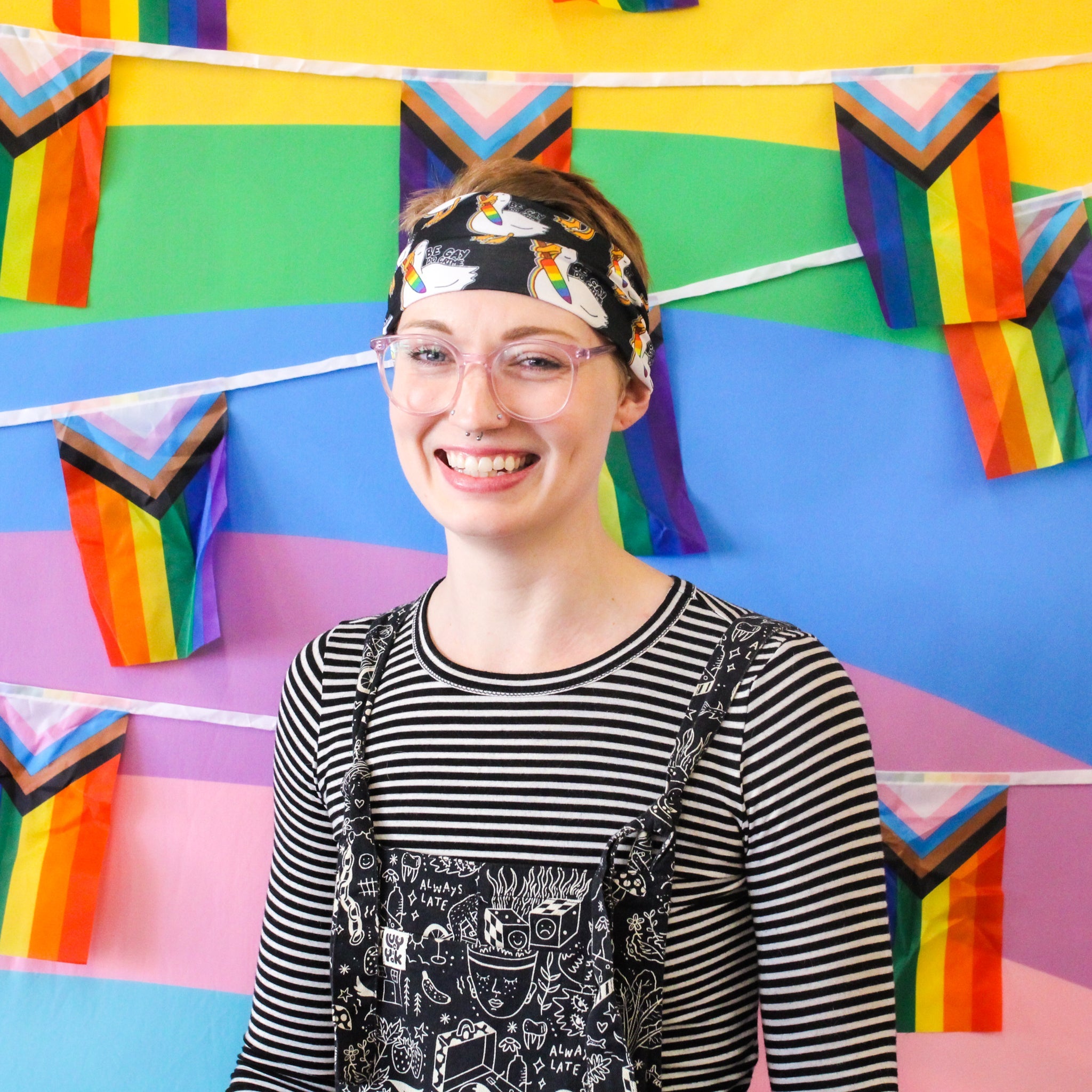 Be Gay Do Crime Stretch Headband - The Sassy Olive