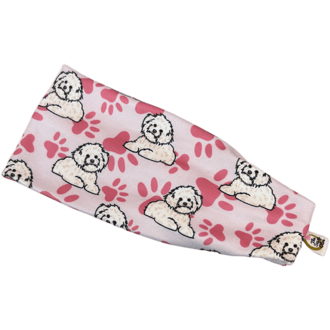 Bichon Frise Stretch Headband - The Sassy Olive