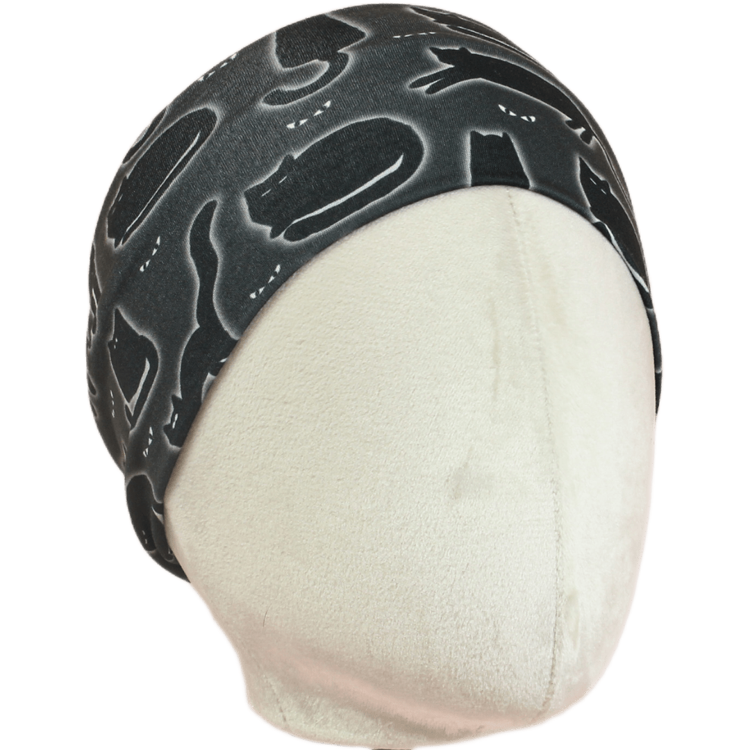Black Cats Stretch Headband - The Sassy Olive