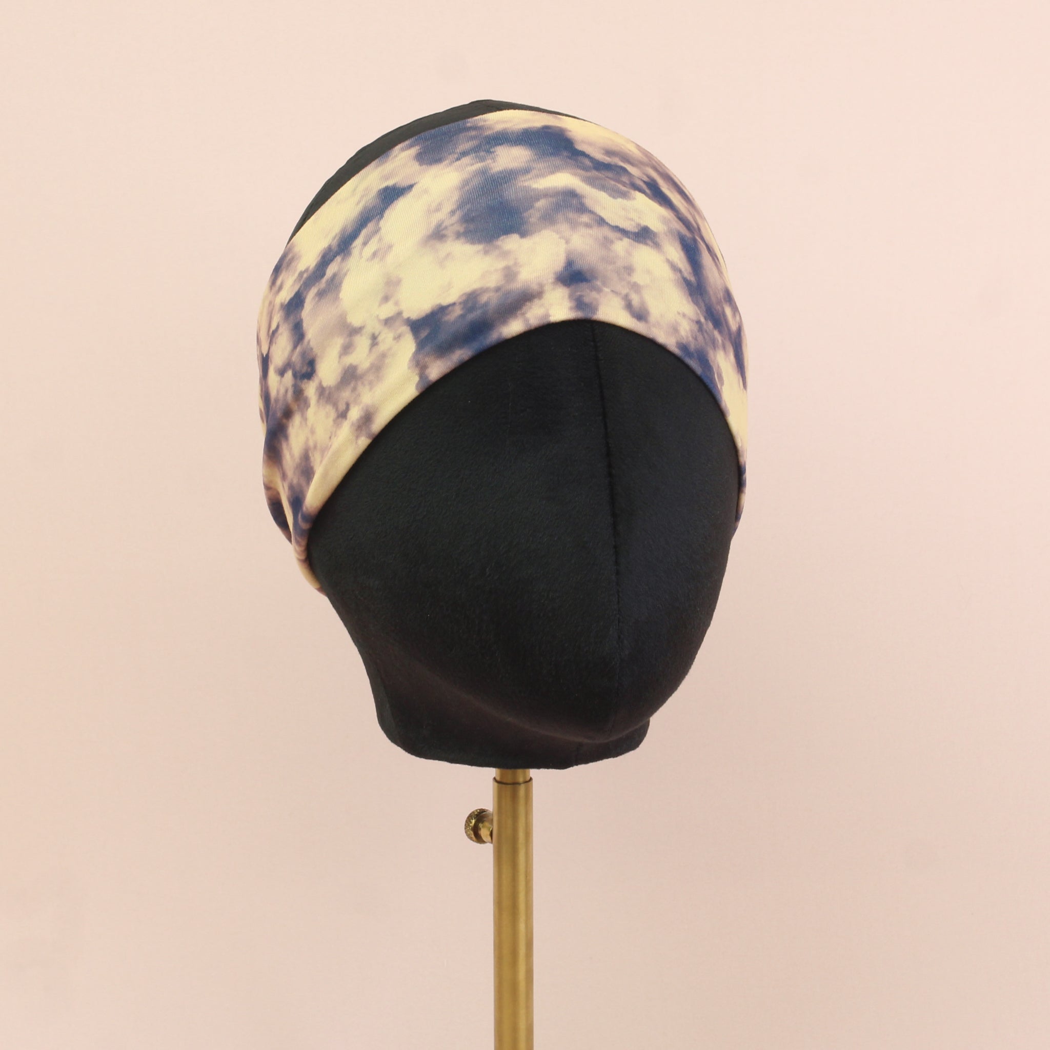 Blue and Gold Stretch Headband - The Sassy Olive