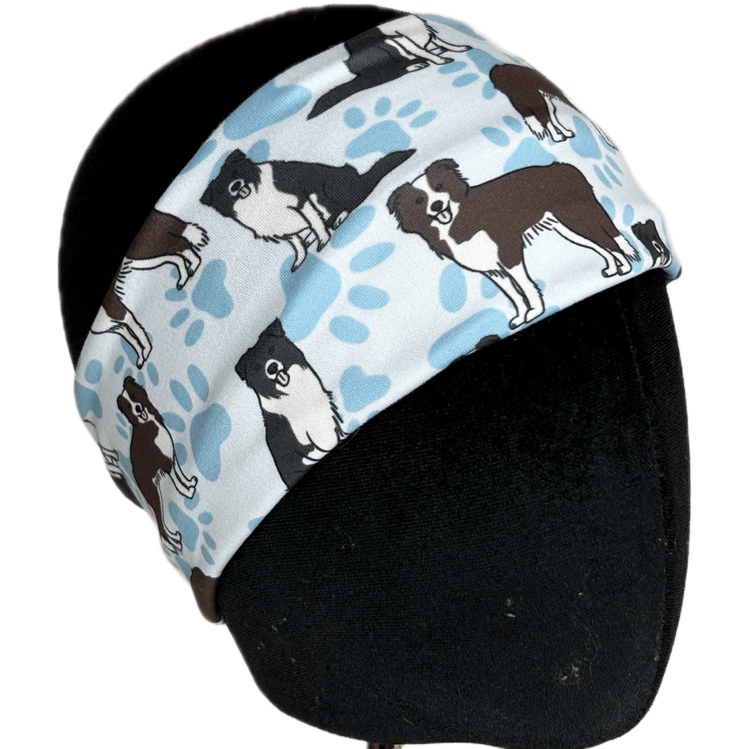 Border Collie Stretch Headband - The Sassy Olive