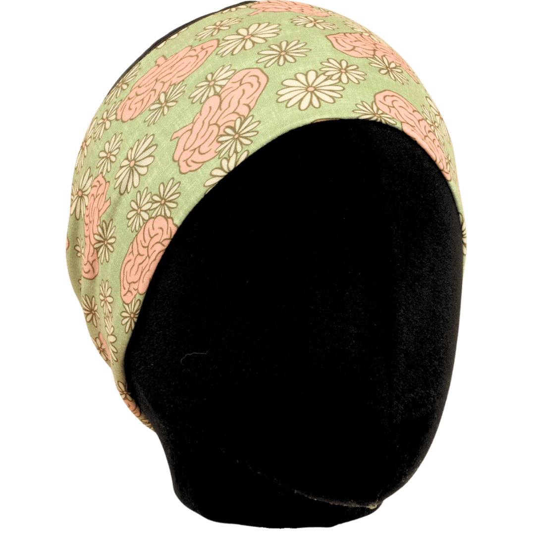 Brain Daisies Stretch Headband - The Sassy Olive