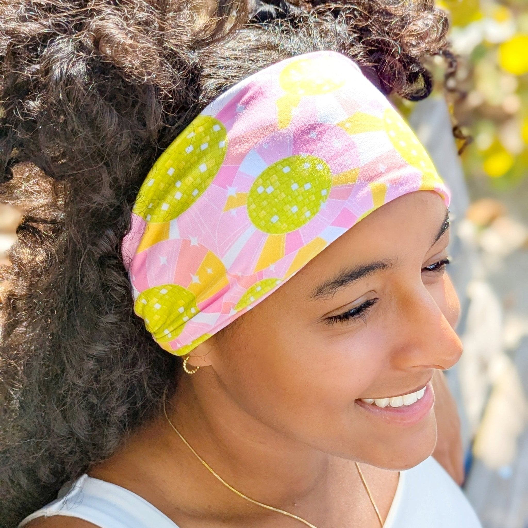 Bright Disco Stretch Headband - The Sassy Olive
