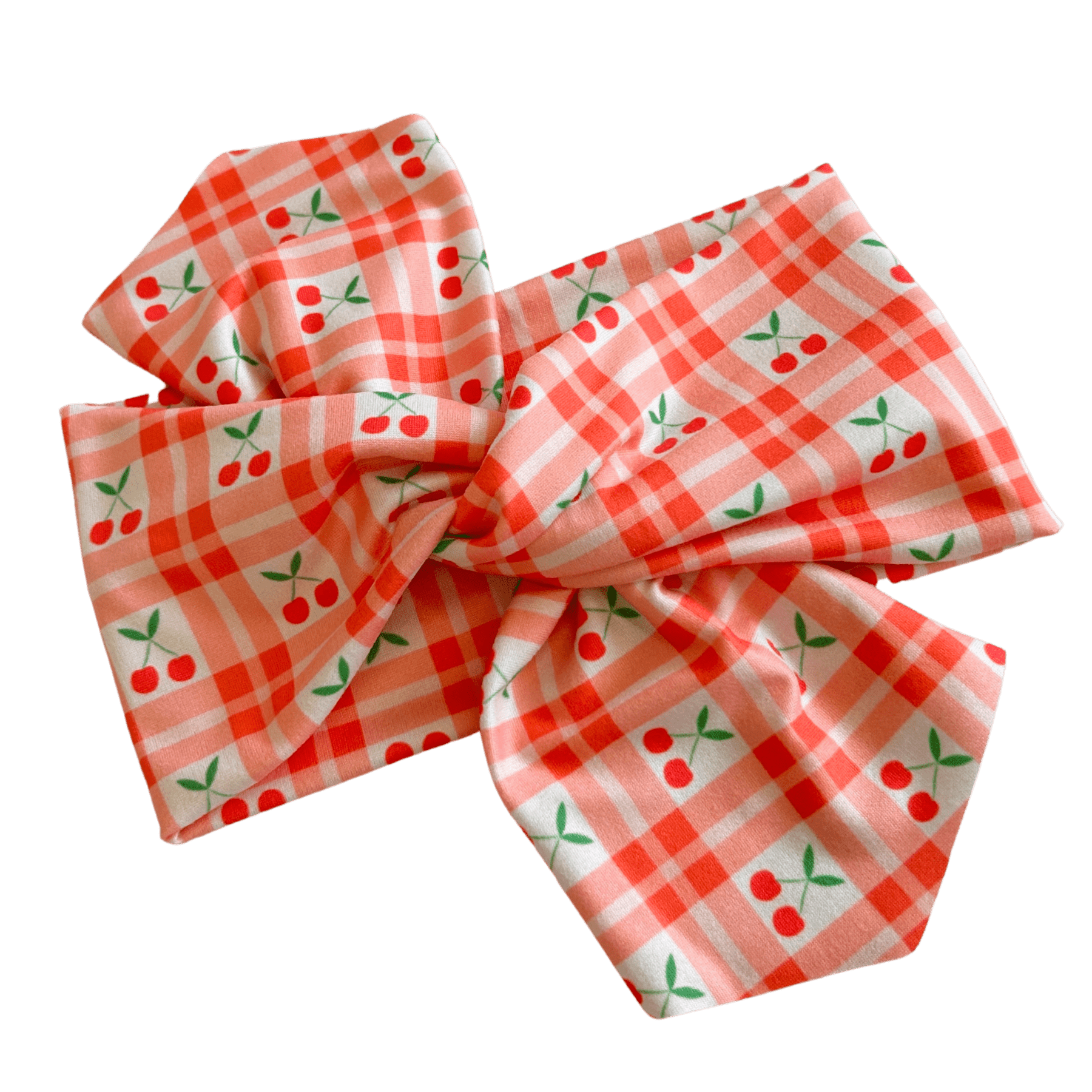 Cherry Picnic Topknot Headband - The Sassy Olive