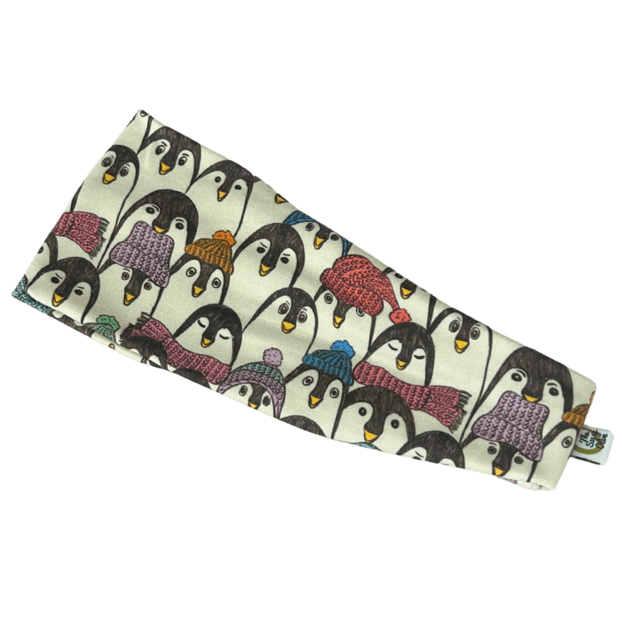 Chilly Penguins Stretch Headband - The Sassy Olive
