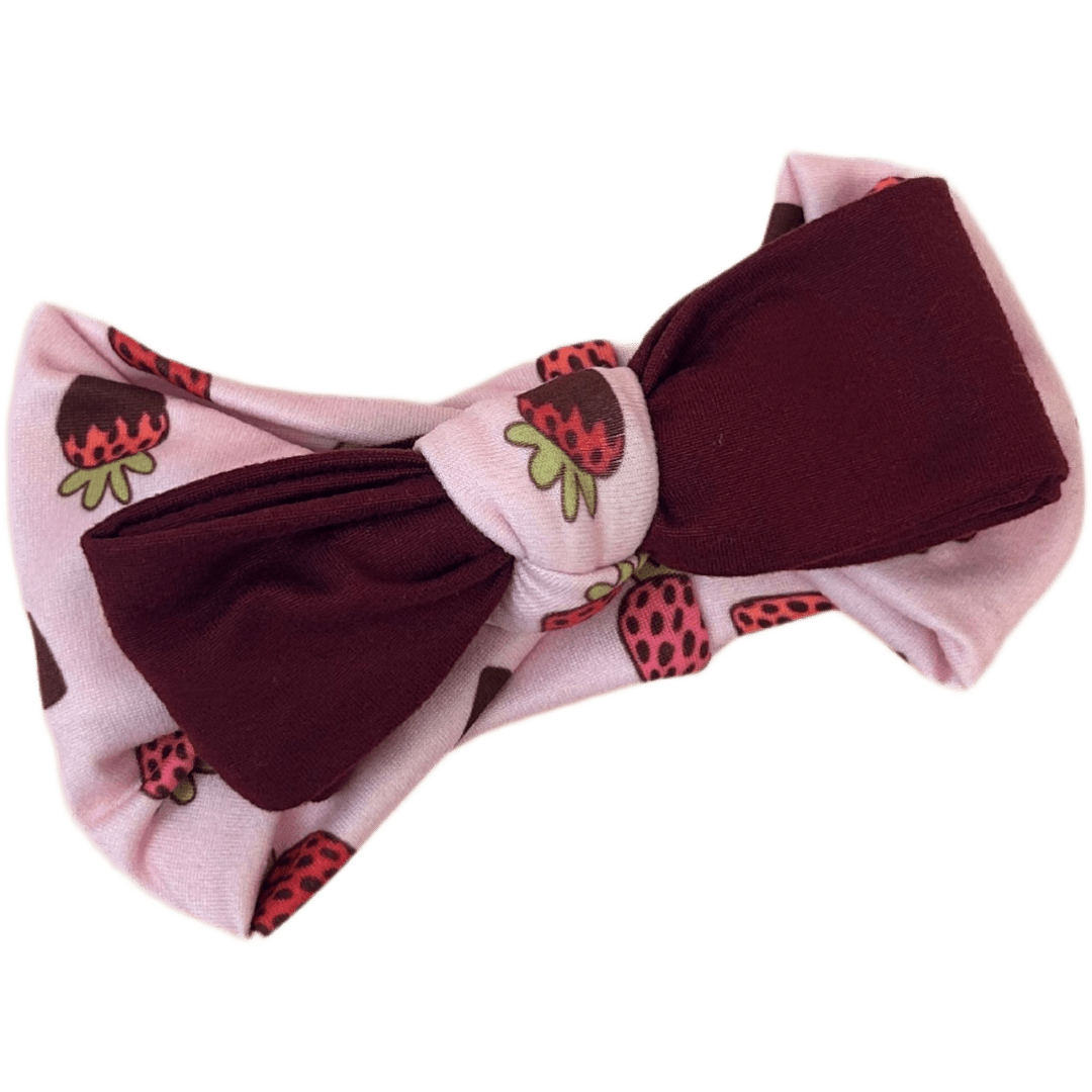 Chocolate Covered Strawberries Baby Headband - The Sassy Olive