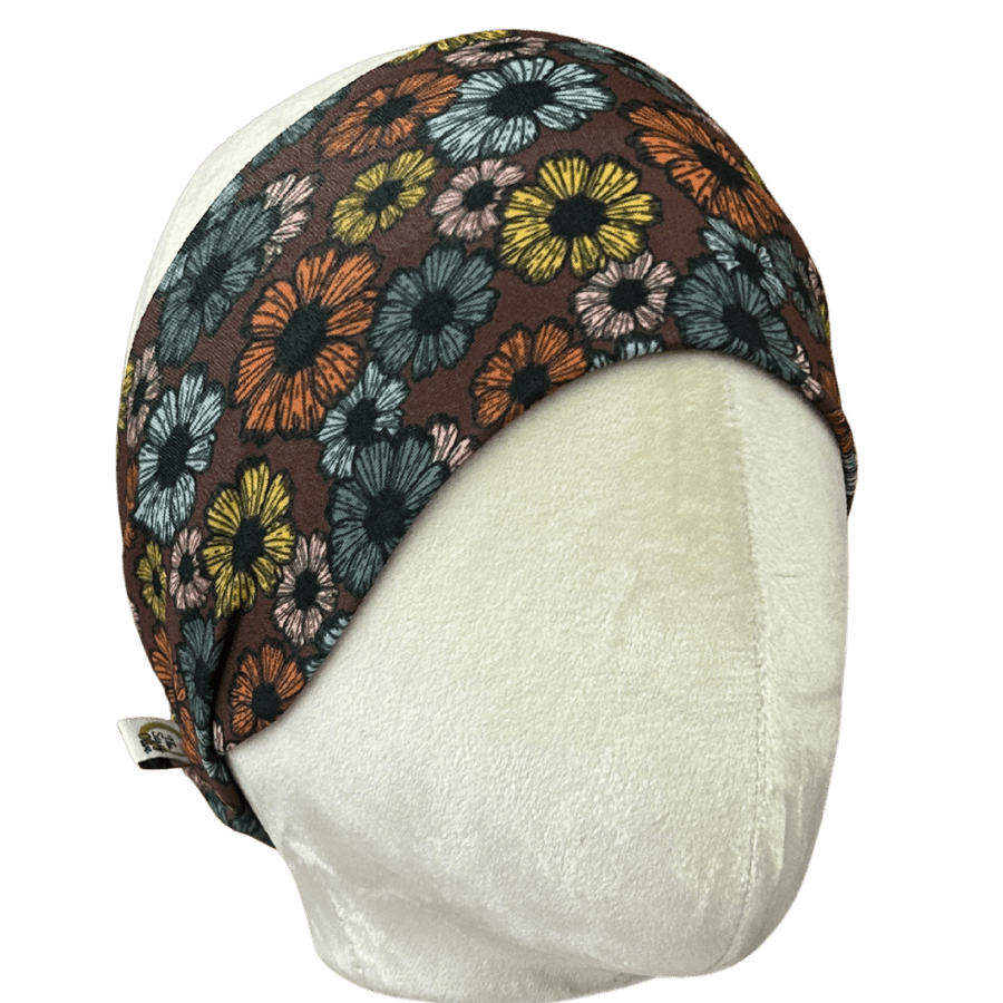 Chocolate Garden Stretch Headband - The Sassy Olive