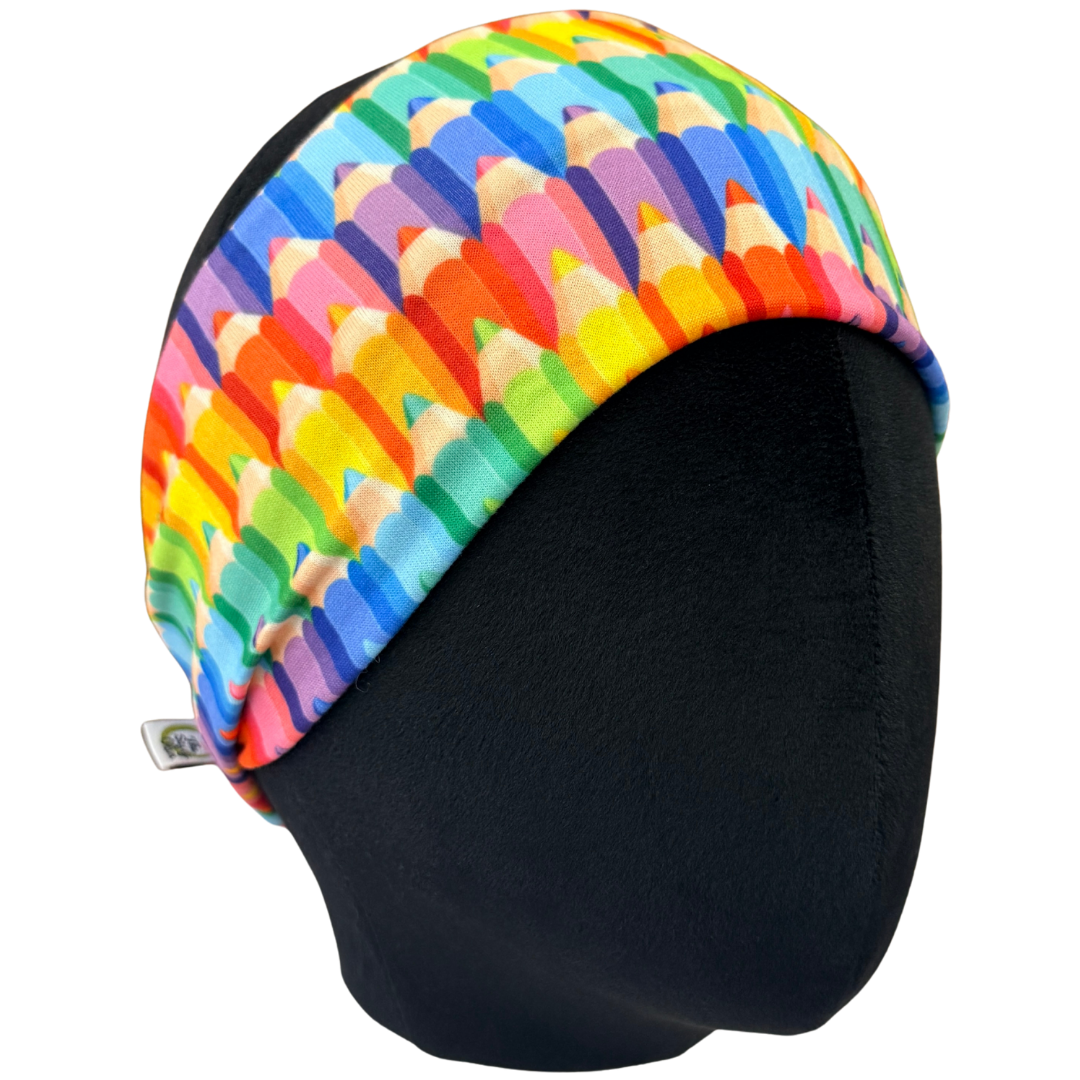 Colored Pencils Stretch Headband - The Sassy Olive
