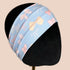 Daisy Dots Blue Stretch Headband - The Sassy Olive