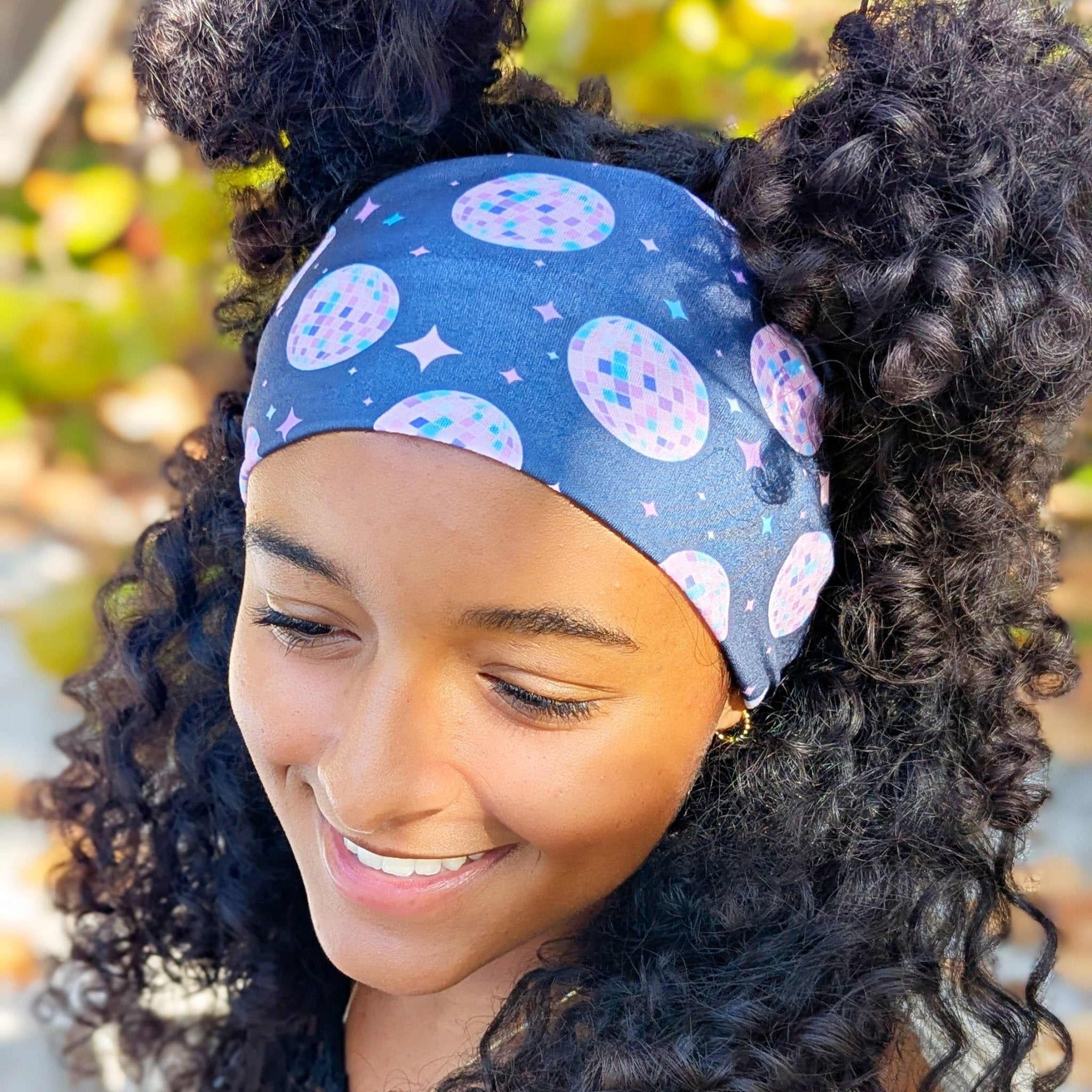 Dark Disco Stretch Headband - The Sassy Olive