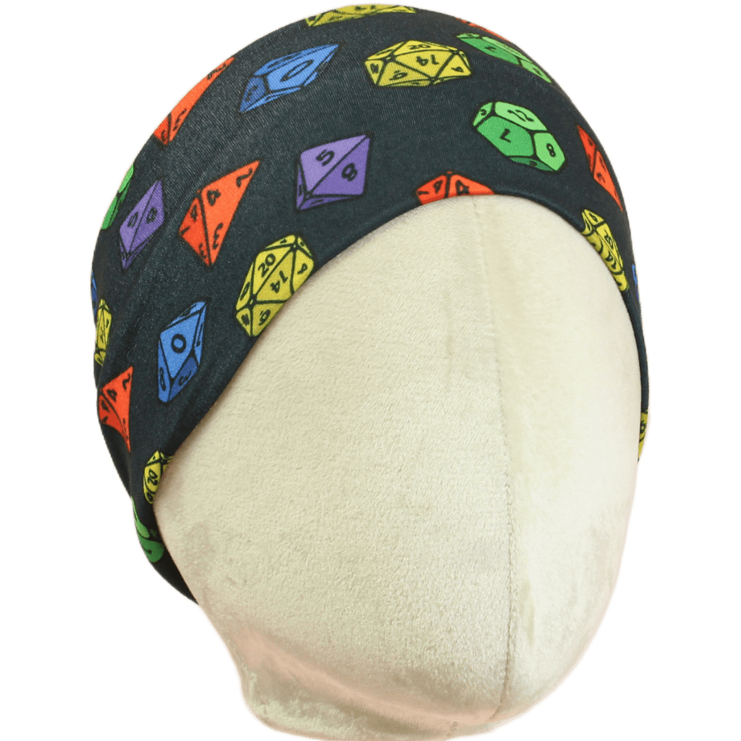 D&D Dice Stretch Headband - The Sassy Olive