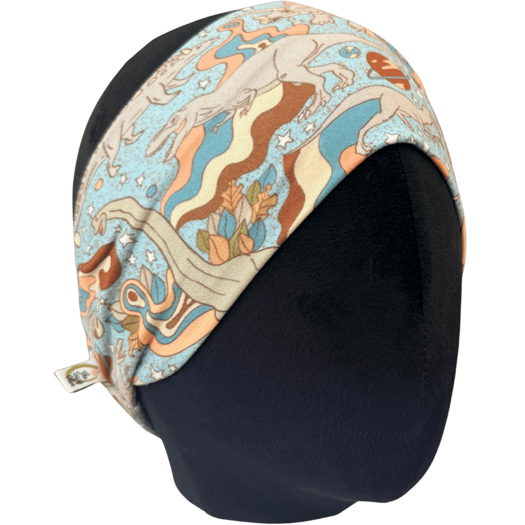 Dinos in Space Stretch Headband - The Sassy Olive