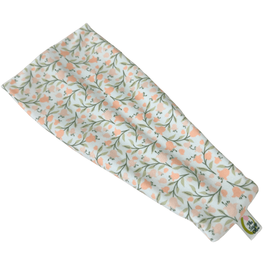 Ditzy Pink Floral Stretch Headband - The Sassy Olive