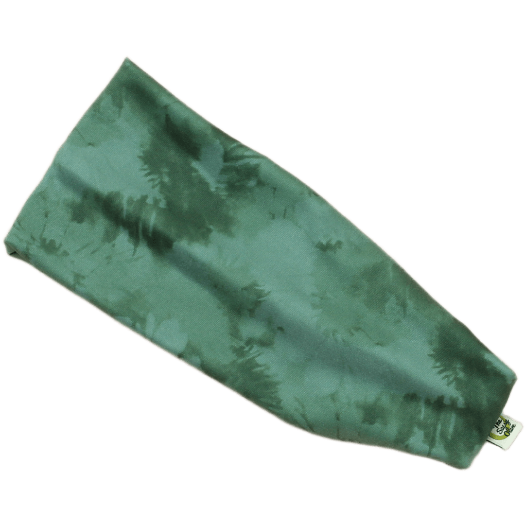 Emerald Tie Dye Stretch Headband - The Sassy Olive
