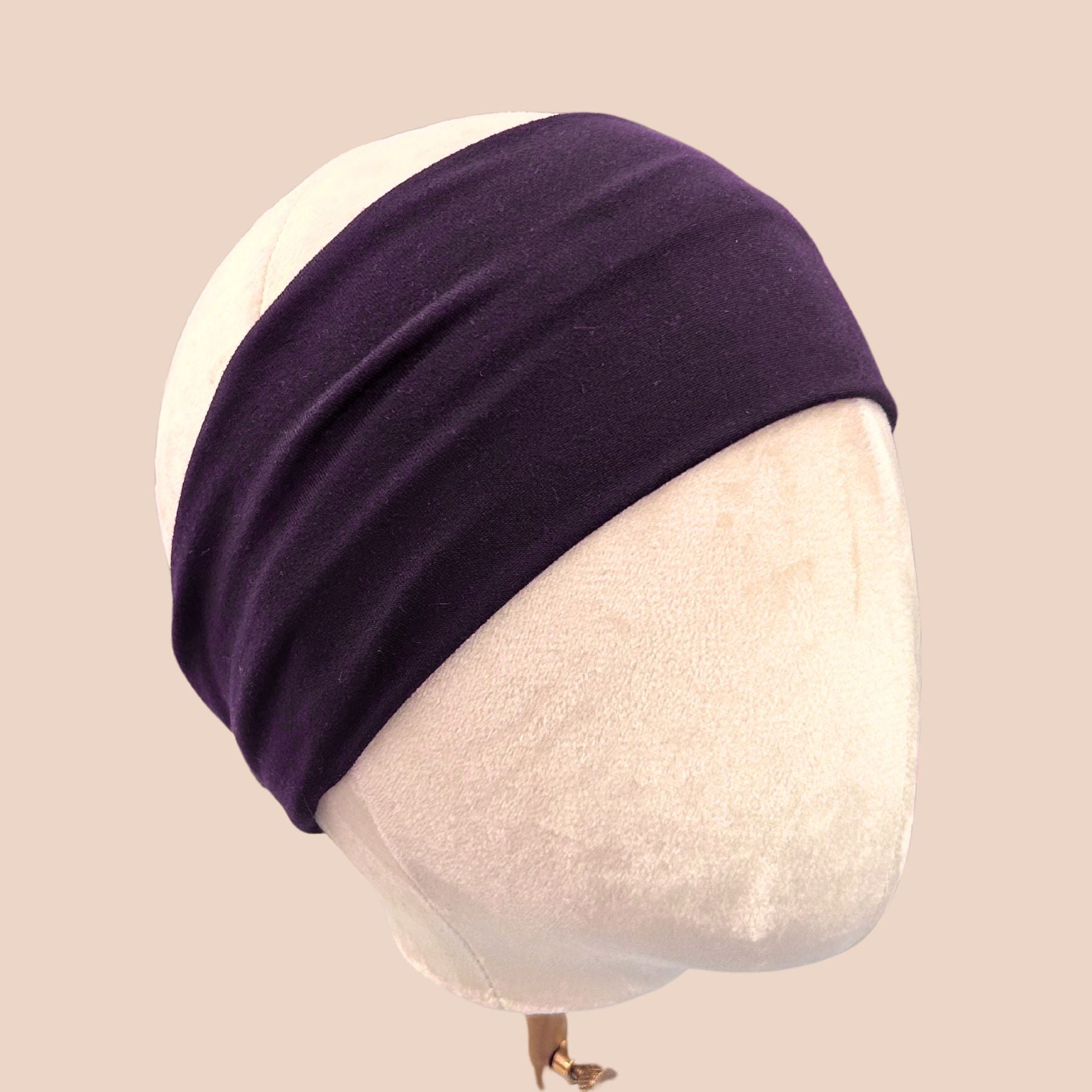 Emoji Purple Solid Stretch Headband - The Sassy Olive