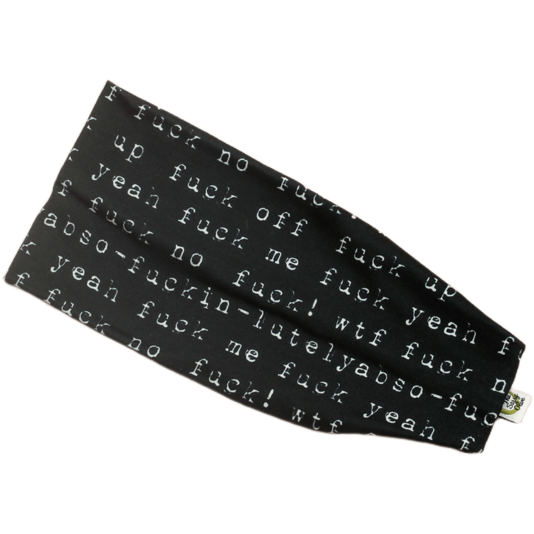 F - Word Stretch Headband - The Sassy Olive