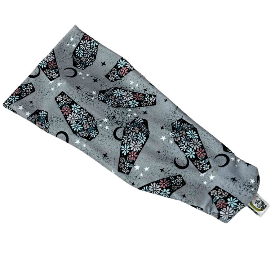 Floral Coffins Stretch Headband - The Sassy Olive