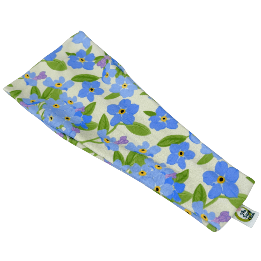 Forget Me Not Floral Stretch Headband - The Sassy Olive