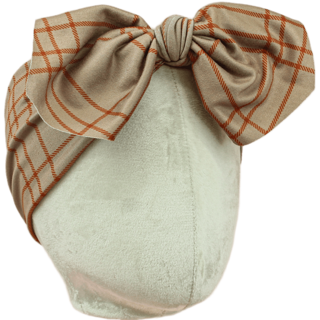 Forman Plaid Top Knot Headband - The Sassy Olive