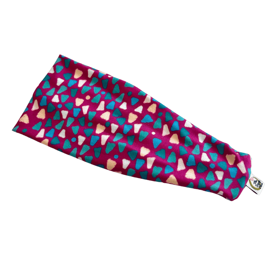 Fuchsia Tide Stretch Headband - The Sassy Olive