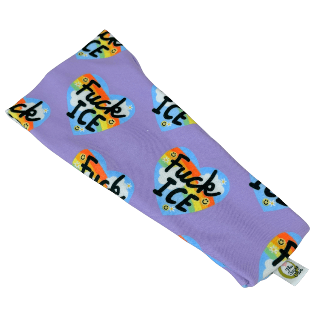 Fuck ICE Stretch Headband - The Sassy Olive