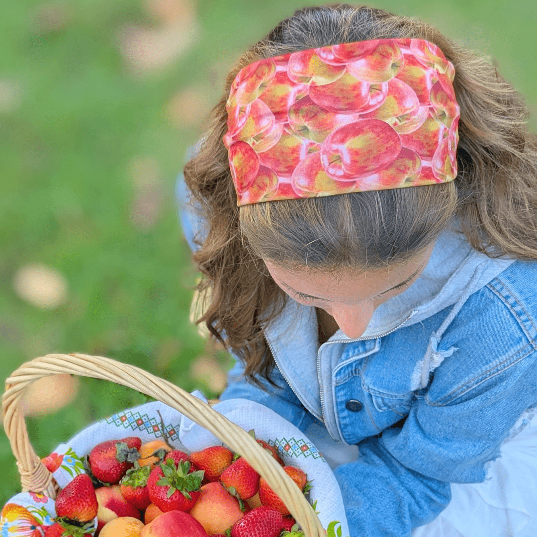 Fuji Apple Stretch Headband - The Sassy Olive