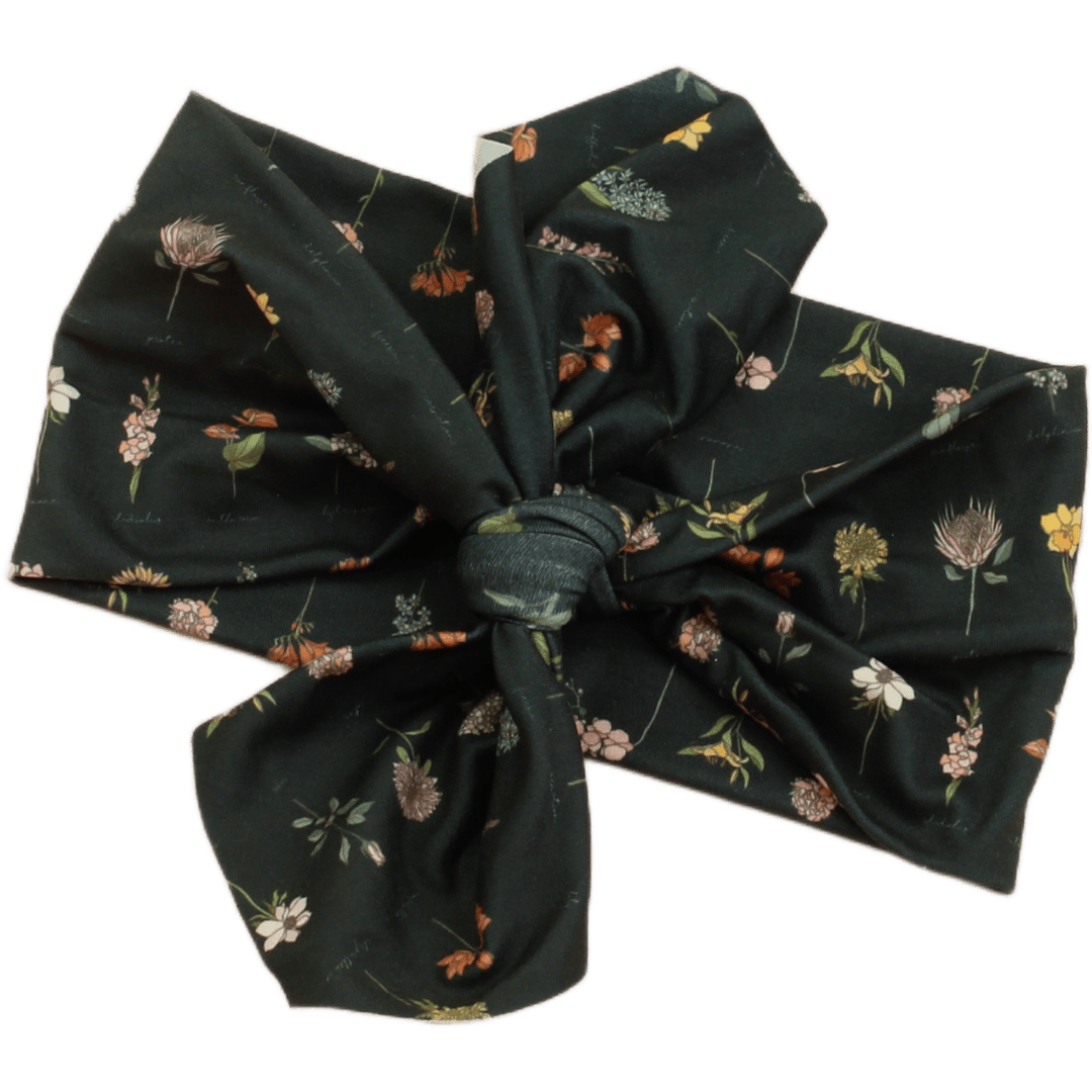 Garden Scribe Top Knot Headband - The Sassy Olive