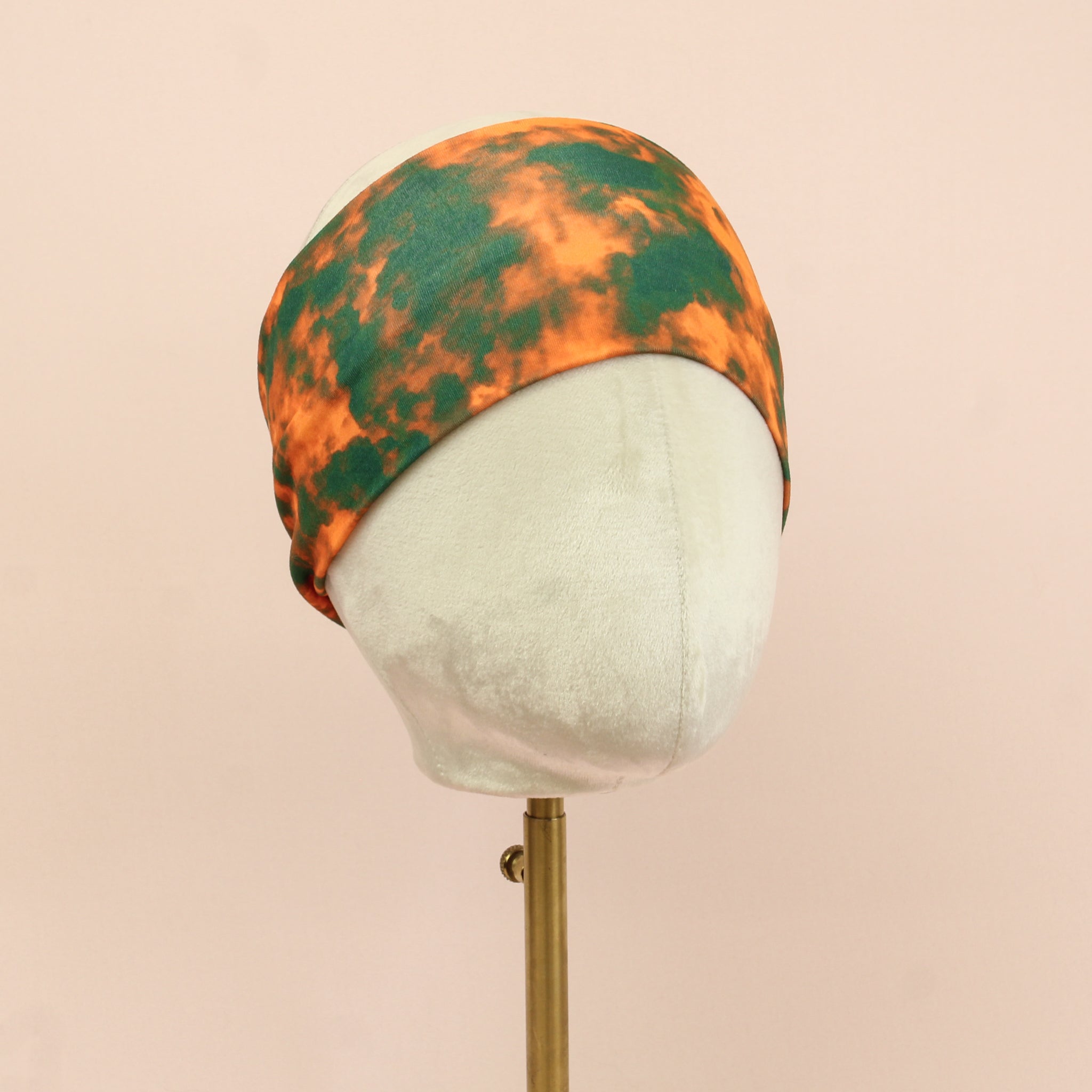 Green and Orange Stretch Headband - The Sassy Olive