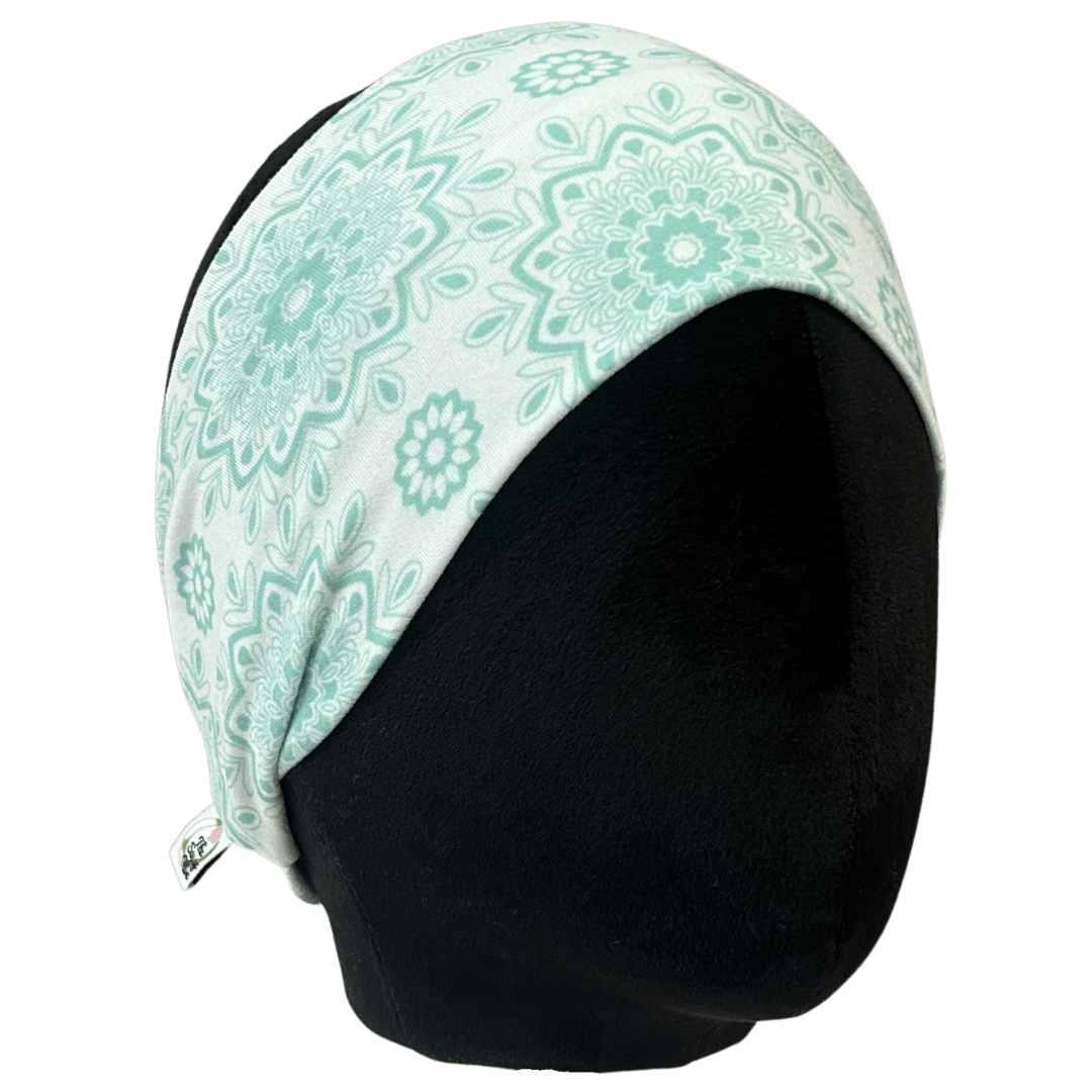 Green Nude Mandala Stretch Headband - The Sassy Olive