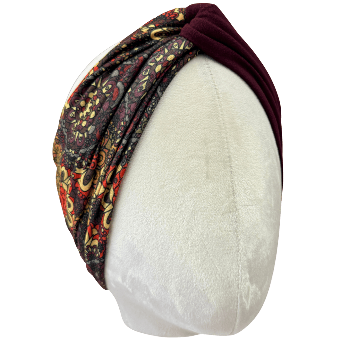 Harvest Paisley Twist Headband - The Sassy Olive